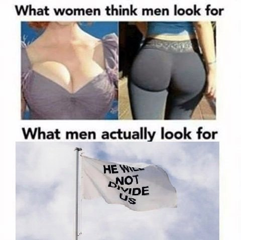 What women think men look for What men actually look for