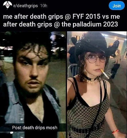 AN r/deathgrips Join me after death grips FYF 2015 me after death grips the palladium 2023 К: Post death drips mosh