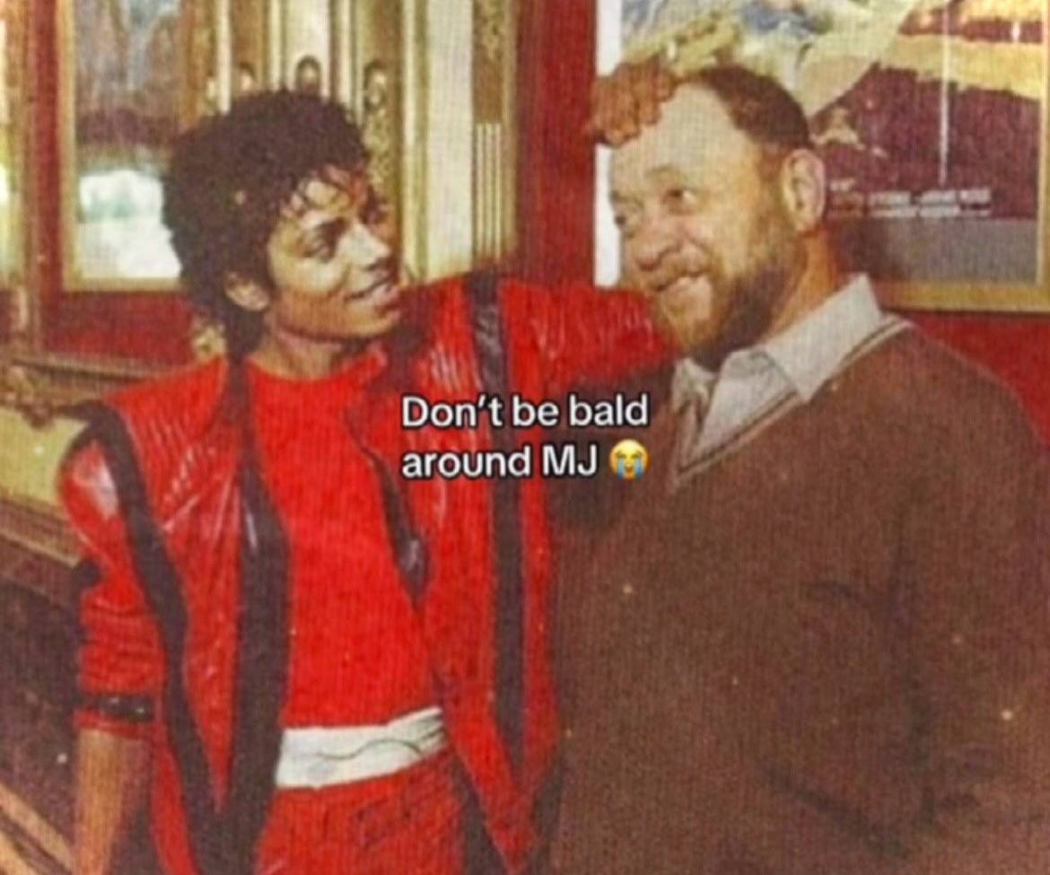 Don’t be bald around