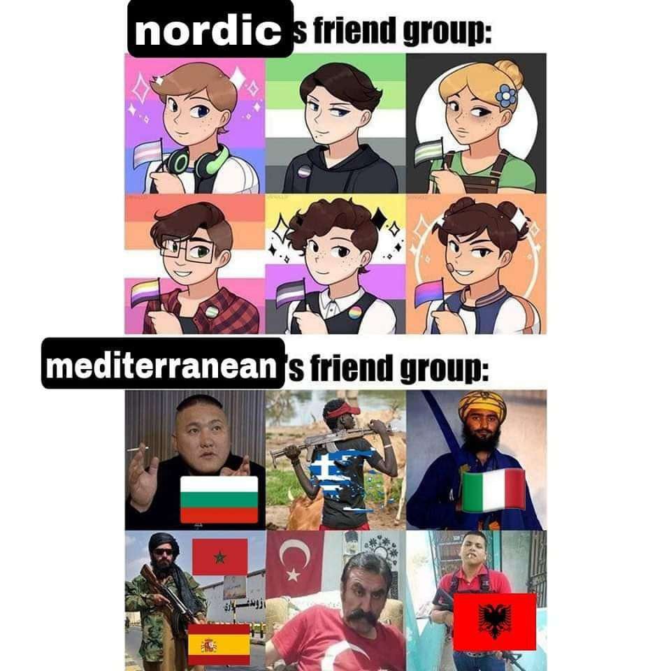 5 friend group: aye mediterranean