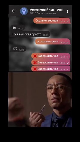 < Анонимный чат | Апо ; Hy я высокая просто 1914
