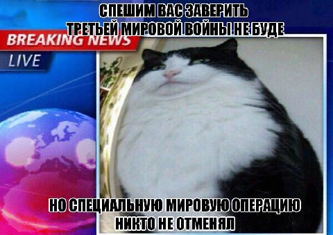 СПЕШИМВАСЗАВЕВИТ BREAKI СПЕЦИАЛЬНУЮ МИР ОПЕРАЦИЮ