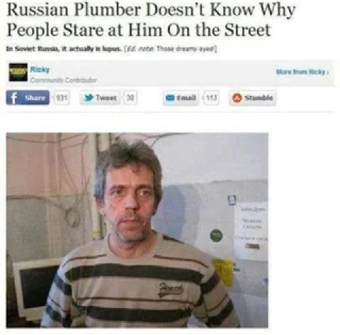 Russian Plumber Doesn’t Know Why People Stare at Him On the Street Soveet Russia, К Those ever) More from Email 5 О |2