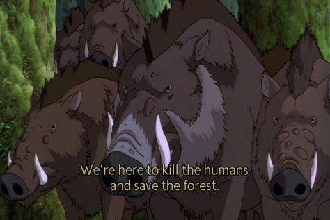 А We're here to the and save the forest.