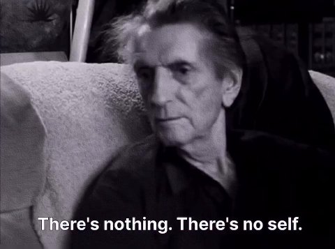 How would you describe _ There's nothing. There's no self.