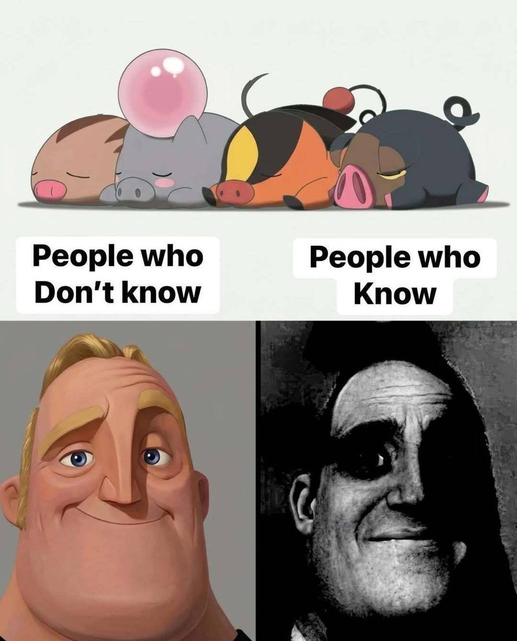 People who People who Don't know Know 4