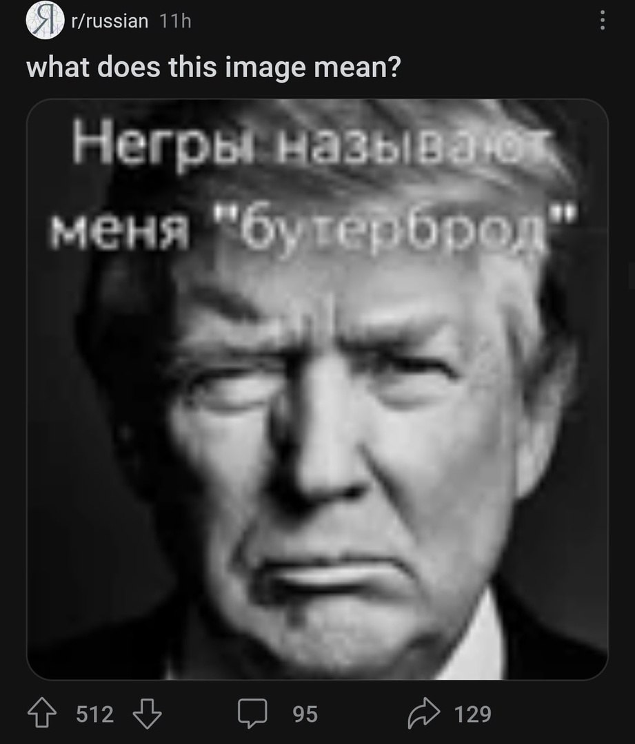 what does this image mean? Негры наз меня 4} 512 95 129