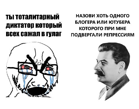 НАЗОВИ ХОТЬ ОДНОГО ты тоталитарный БЛОГЕРА ИЛИ ЮТУБЕРА диктатор который КОТОРОГО ПРИ МНЕ всех сажал в ПОДВЕРГАЛИ РЕПРЕССИЯМ (У
