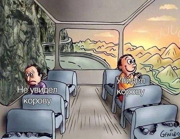 Cas видел He увидел корову