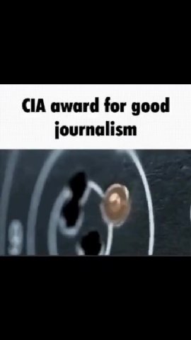 CIA award for good journalism