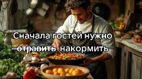 Сначала гостей накормить 4