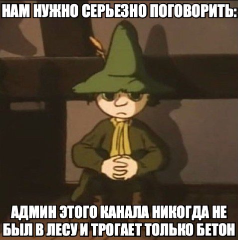 НАМ НУЖНО СЕРЬЕЗНО ПОГОВОРИТЬ: АДМИН ЭТОГО КАНАЛА НИКОГДА НЕ БЫЛ В ЛЕСУИ ТРОГАЕТ ТОЛЬКО БЕТОН