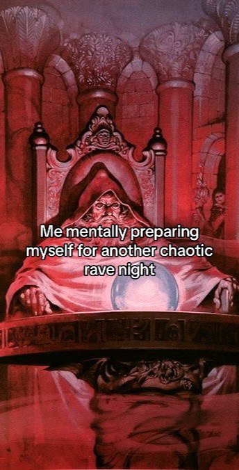 Me mentally preparing myself. for another chaotic гам