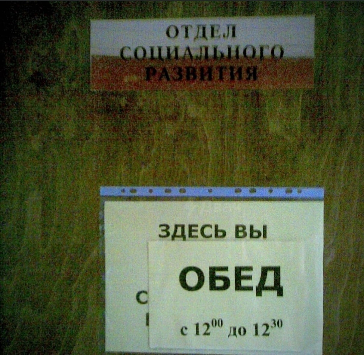 ОТДЕЛ ЗДЕСЬ ВЫ С ОБЕД с 12" no 1 230