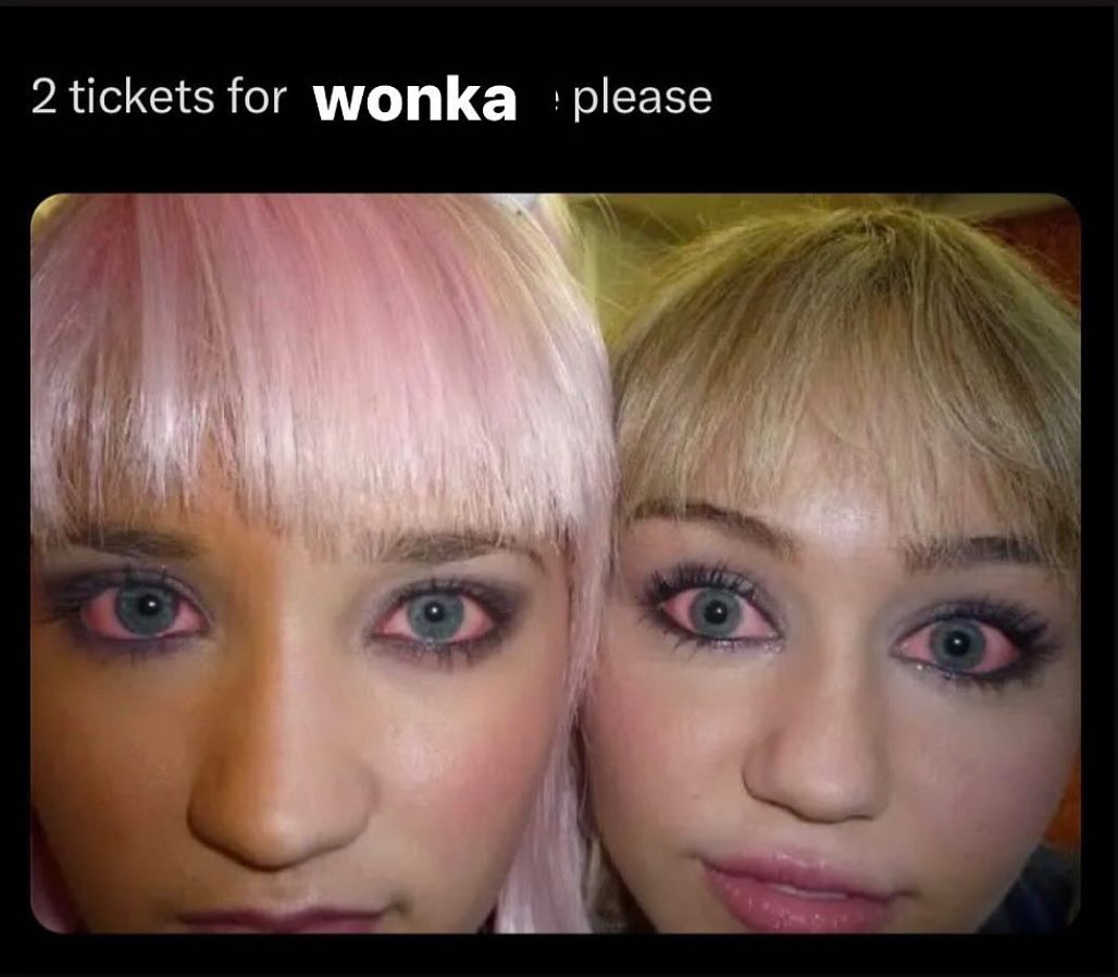2 tickets for wonka