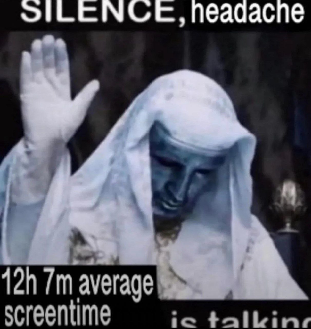 SILENCE, average screentime