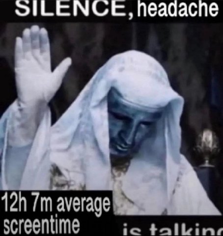SILENCE, average screentime