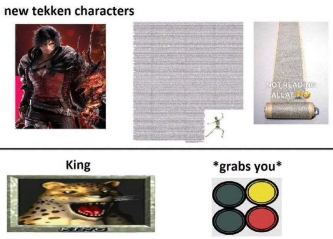 new tekken characters A King *grabs you*