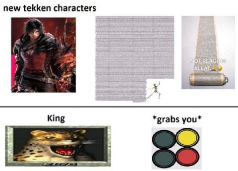 new tekken characters A King *grabs you*