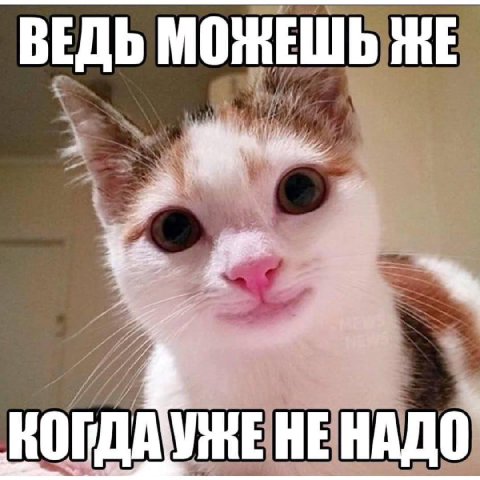 ВЕДЬ МОЖЕШЬ НЕНАДО