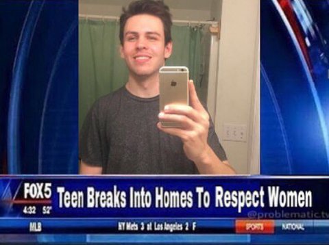 FOKS Teen Breaks Into Homes To Respect Women