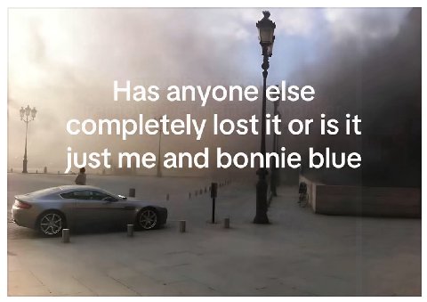 as anyone else ompletely lost it or is it just me and bonnie blue