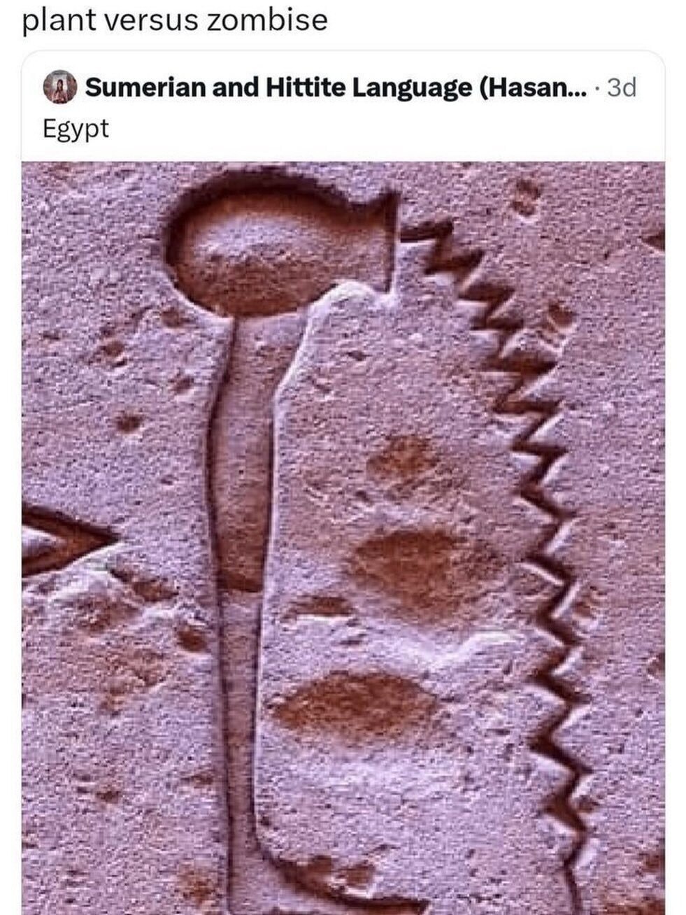 plant versus zombise sumerian and Hittite Language (Hasan... Egypt