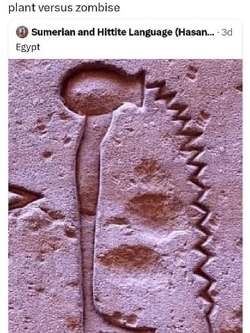 plant versus zombise sumerian and Hittite Language (Hasan... Egypt