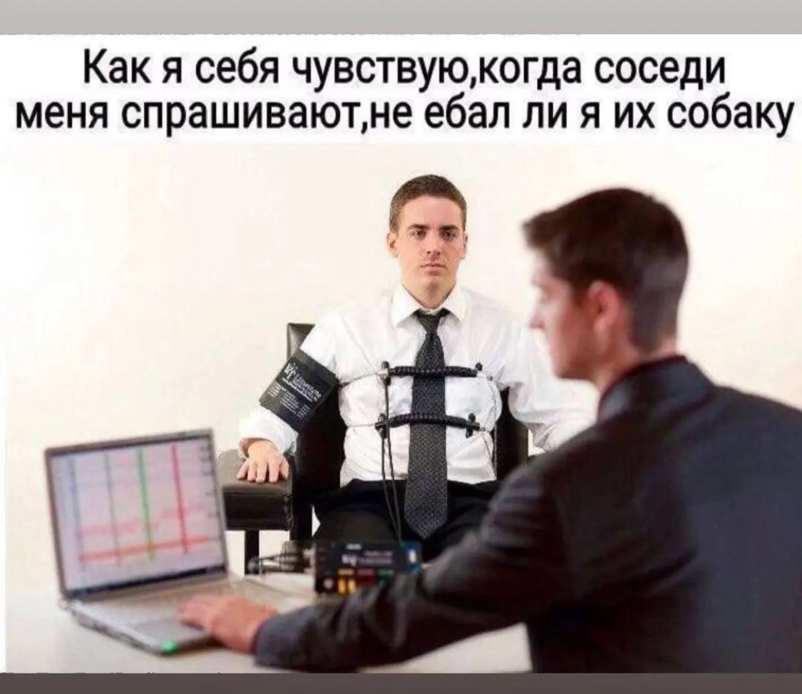 Как я себя чувствую‚когда соседи меня спрашивают‚не ебал ли я собаку у 7