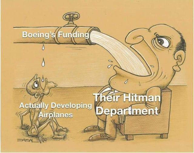 Boeing’s Funding Actuaily Developing Hitman и Airplanes Department