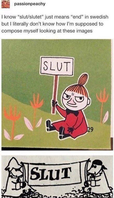passionpeachy know “slut/slutet” just means “end” in swedish but literally don’t know how supposed to compose myself looking at these images SLUT У