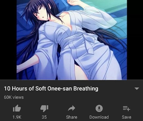 “a 10 Hours of Soft Onee-san Breathing views 35 Share Download Save