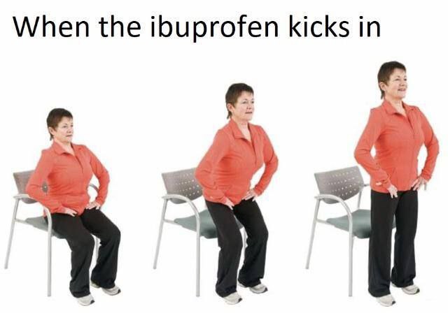 When the ibuprofen kicks in