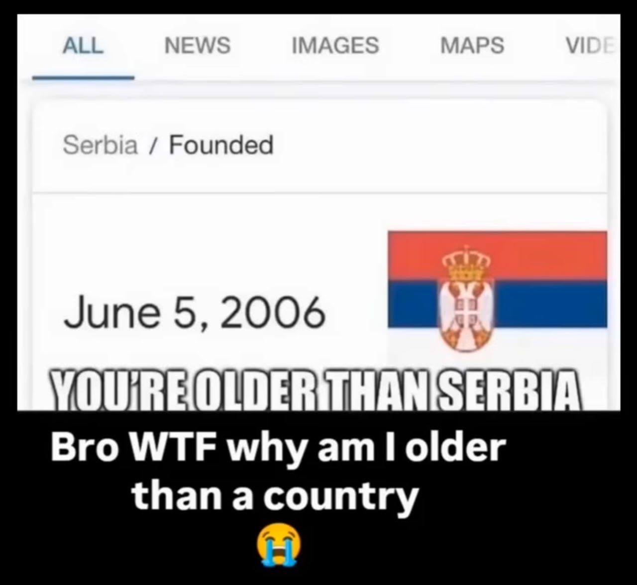 Лайк, если вы старше Сербии.