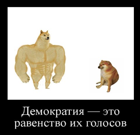 Демократия это равенство голосов