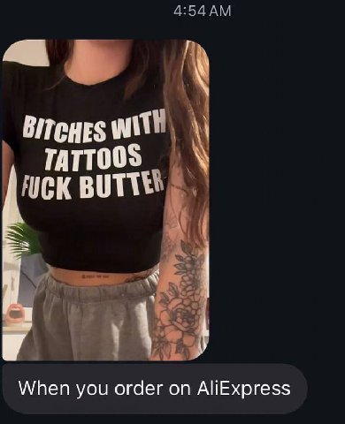4:54 a» МАТИ TATTOOS a When you order on AliExpress