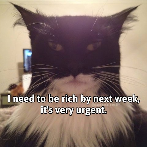 need to be rich next мееК® it's very urgent.