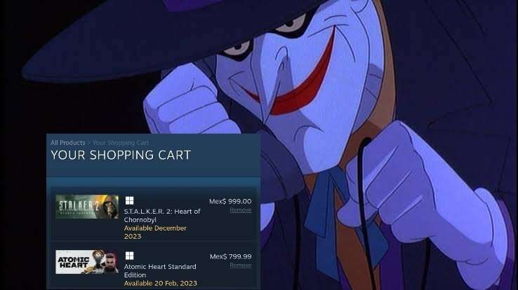 a сам YOUR SHOPPING CART Мех$ 999.00 27 Heart of Available 2023 Мех$ 799.99 Atomic Heart Standard Edition Available 20 Feb, 2023