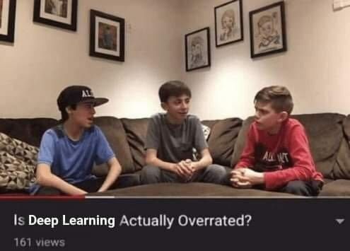 15 Deep Learning Actually Overrated? 161 views