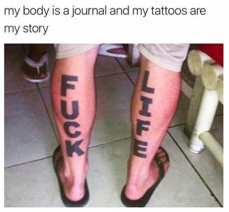 my body is a journal and my tattoos are my story