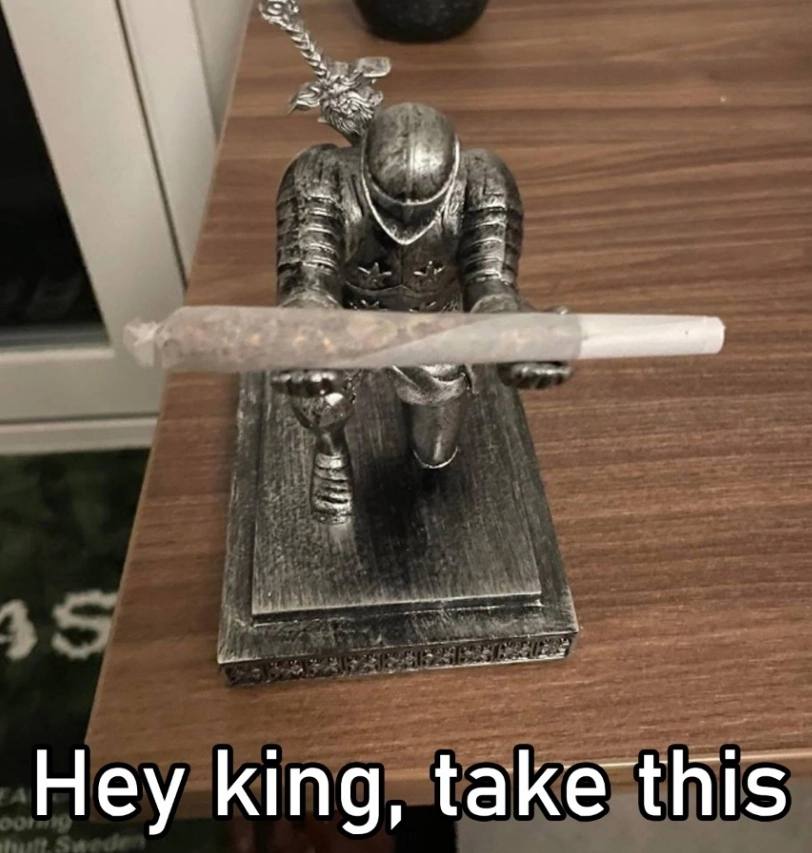 Hey king, take this