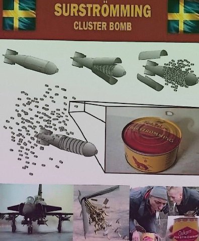 SURSTROMMING CLUSTER BOMB of