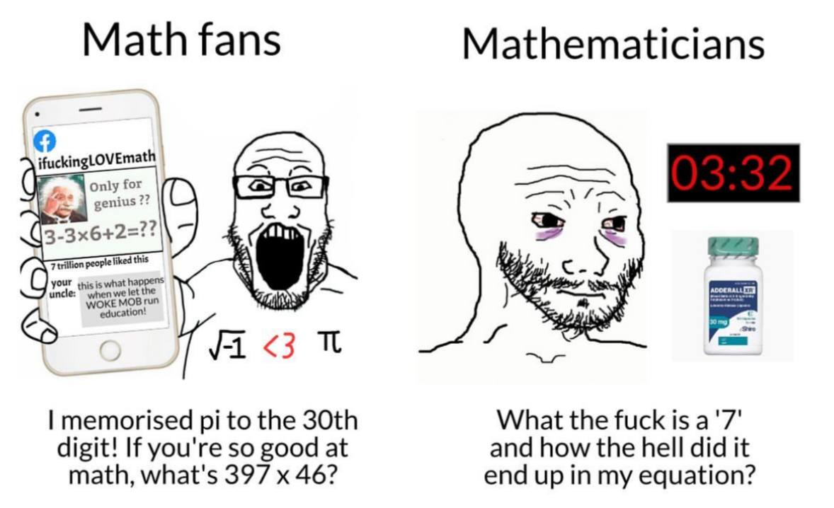 Math fans Mathematicians я. Чому for genius 22 7 trillion people this this is what happens whenwe let the 20 <3 memorised to the What the fuck is a '7' and how the hell did it digit! If you're so good