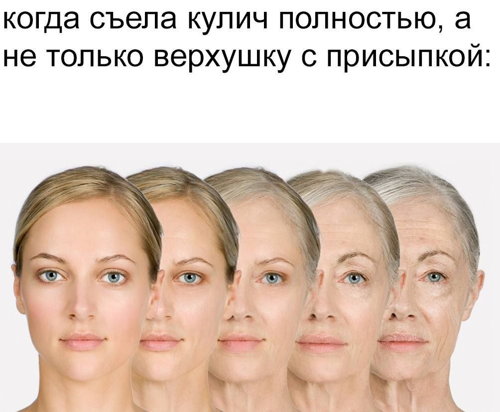 когда съела кулич полностью, а не только верхушку с присыпкои: