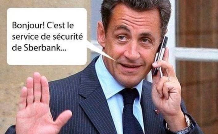 Bonjour! C'est service sécurité Sberbank...