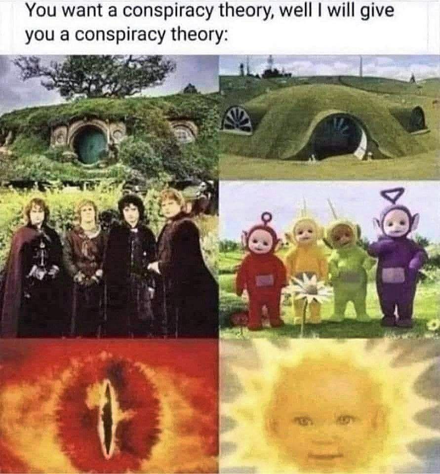 You want а conspiracy theory, well will give you a conspiracy theory: я ast A вы