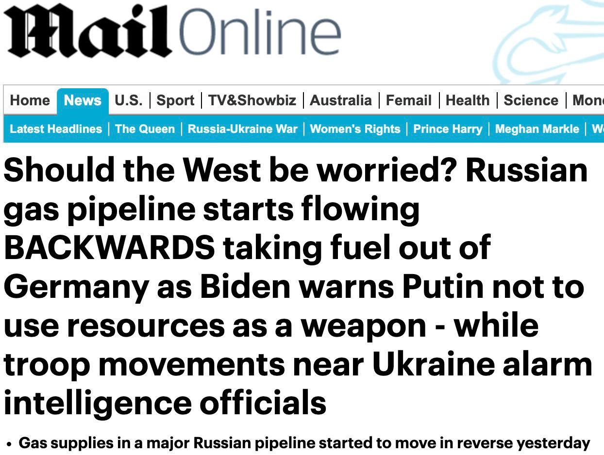 Mail Home Sport TV&Showbiz Australia Femail Health Science Mon Latest Headlines The Queen Russia-Ukraine War Women's Rights Prince Harry Meghan Markle Should the West be worried? Russian gas pipeline 