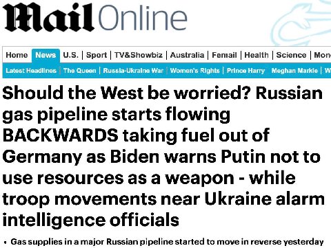 Mail Home Sport TV&Showbiz Australia Femail Health Science Mon Latest Headlines The Queen Russia-Ukraine War Women's Rights Prince Harry Meghan Markle Should the West be worried? Russian gas pipeline 
