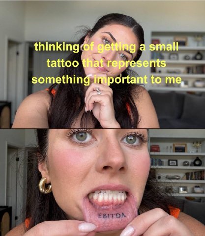 а small tattoo somethin portant to me,