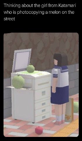 Thinking about the girl from Кажагай who is photocopying a melon on the street